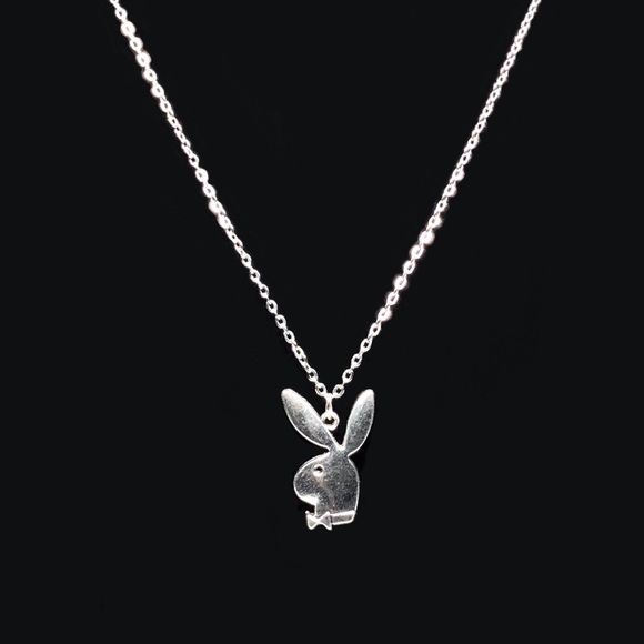 Playboy Bunny Necklace Silver Factory 